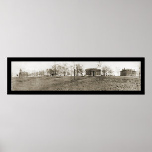 Millsaps Jackson, MS Foto 1910 Poster