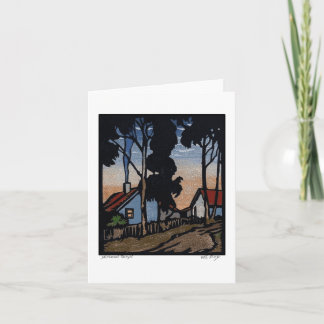 Millsmont Twilight Note Card Karte