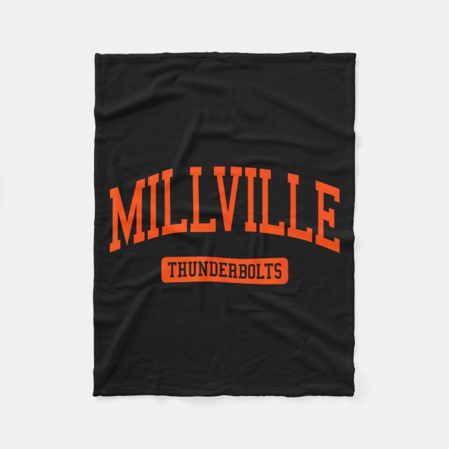 Millville High School Hs Millville Nj Varsity Srts Fleecedecke (Vorderseite)
