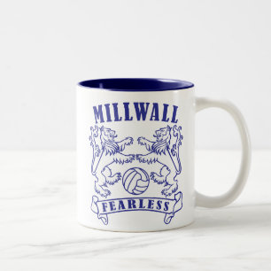 Millwall furchtlos zweifarbige tasse