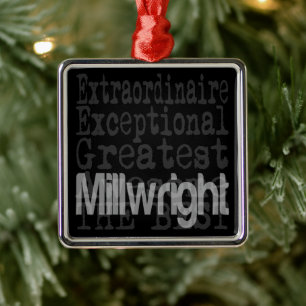 Millwright Extraordinaire Metal Ornament