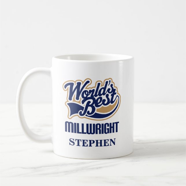 Millwright-personalisiertes Tassen-Geschenk Tasse (Links)