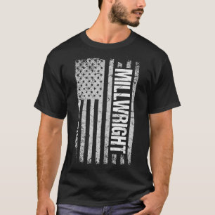 Millwright s American Flag Gift Premium T-Shirt