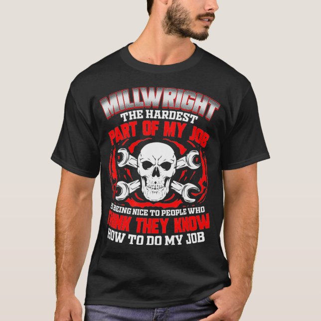 Millwright Skull T-Shirt (Vorderseite)