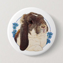 Milly Moo Bunny Button