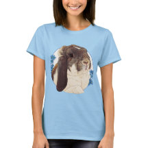 Milly Moo Bunny Ladys T - Shirt