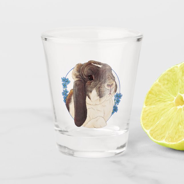 Milly Moo Bunny Schnapsglas (Vorderseite)