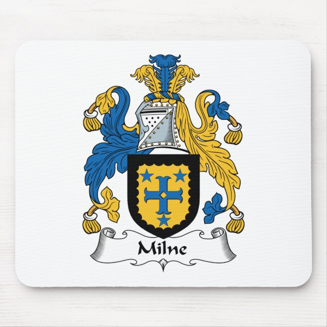 Milne Familienwappen Mousepad (Vorne)