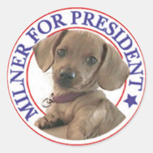 Milner für Präsident Sticker