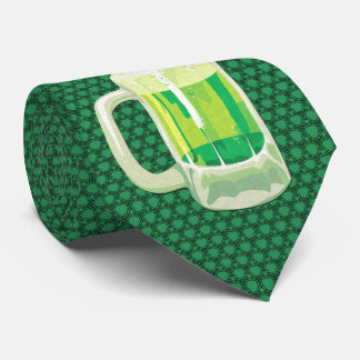 Milo Dale St Patrick's Black on Green Men's Krawat Krawatte