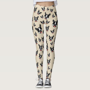 Milo das Boston Terrier Leggings