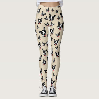 Milo das Boston Terrier Leggings