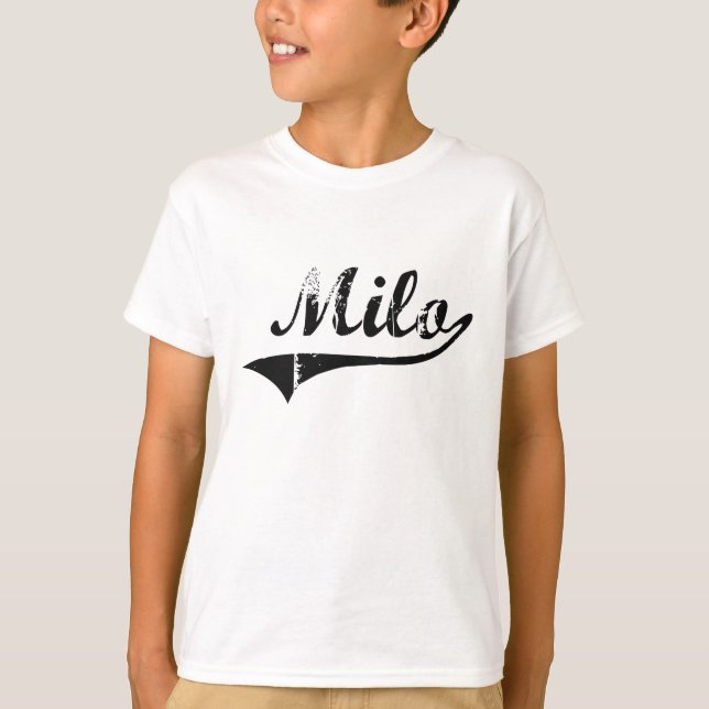 Milo-klassischer Art-Name T-Shirt (Vorderseite)