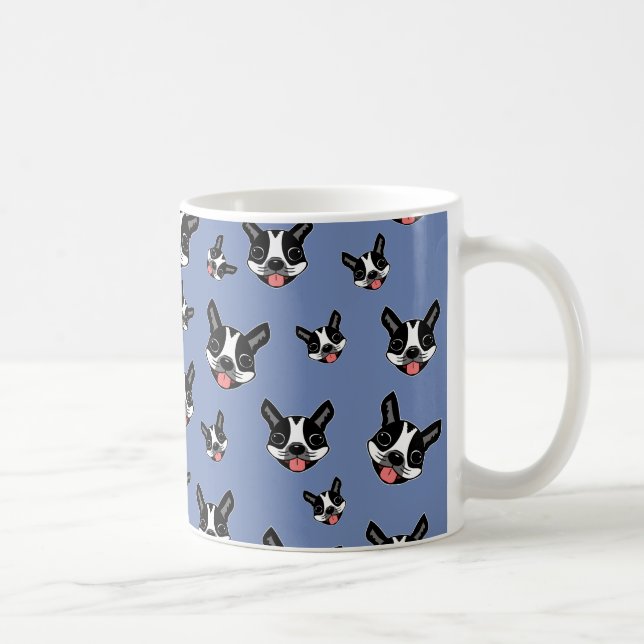 Milo The Boston Terrier Kaffeetasse (Rechts)