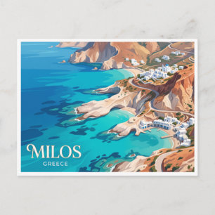 Milos Adamas Griechenland Postkarte