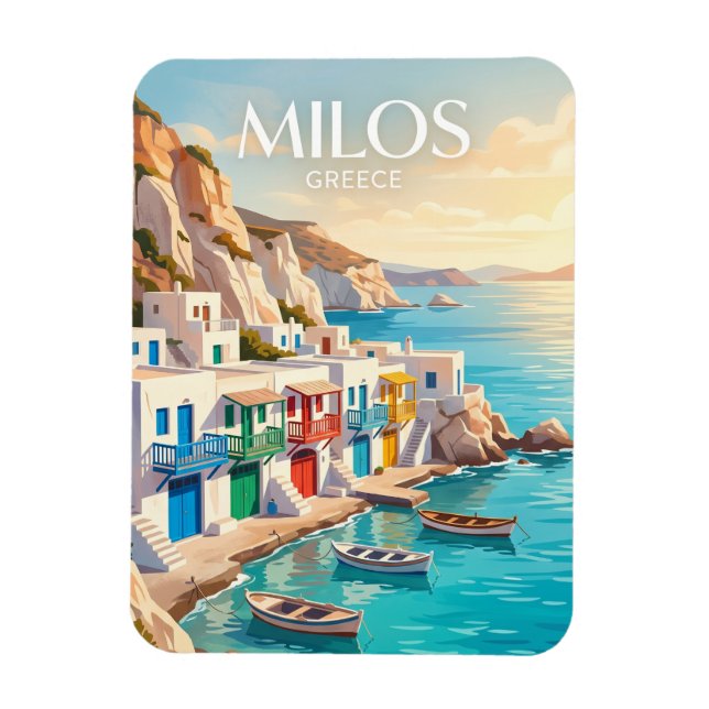 Milos Griechenland Magnet (Vertikal)