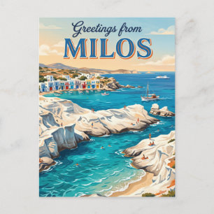 Milos Griechenland Postkarte
