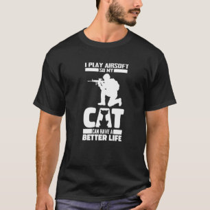 Milsim Cat Gewehr - Airsoft Premium T-Shirt