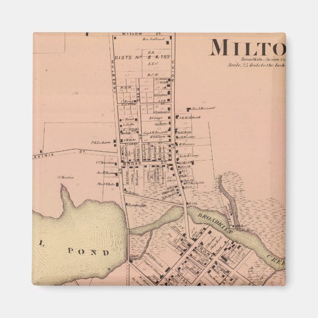 Milton Delaware Magnet (Vorne)