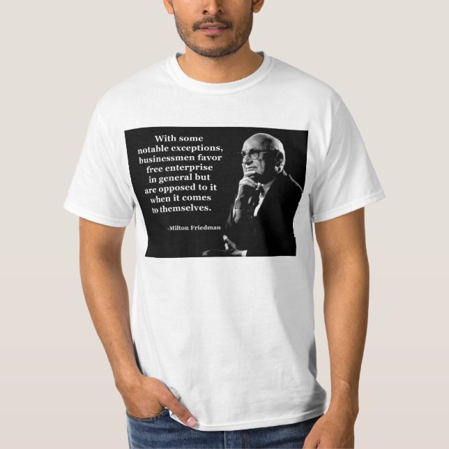 Milton Friedman-Freund-Kapitalismus T-Shirt (Vorderseite)