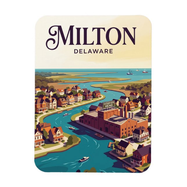 Milton USA Magnet (Vertikal)