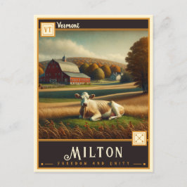 Milton, Vermont | Vintage Postkarte