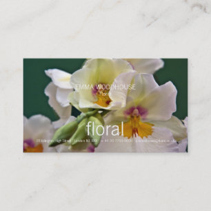Miltonia-Orchidee • Visitenkarte