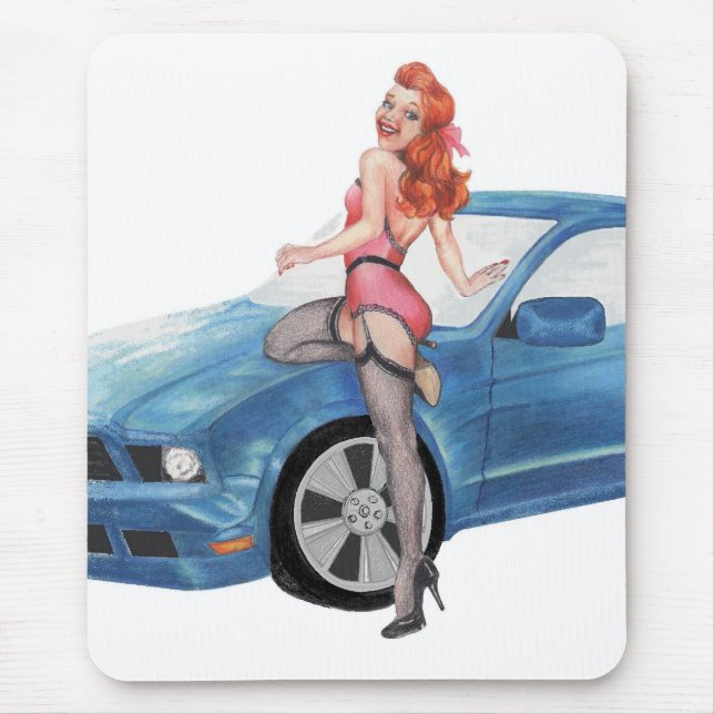 Miltons Pin-up-Girl Mousepad (Vorne)