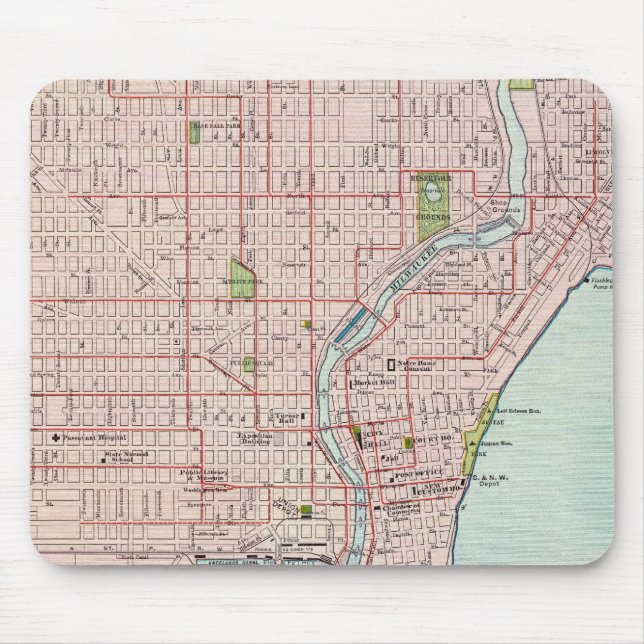 Milwaukee 2 mousepad (Vorne)