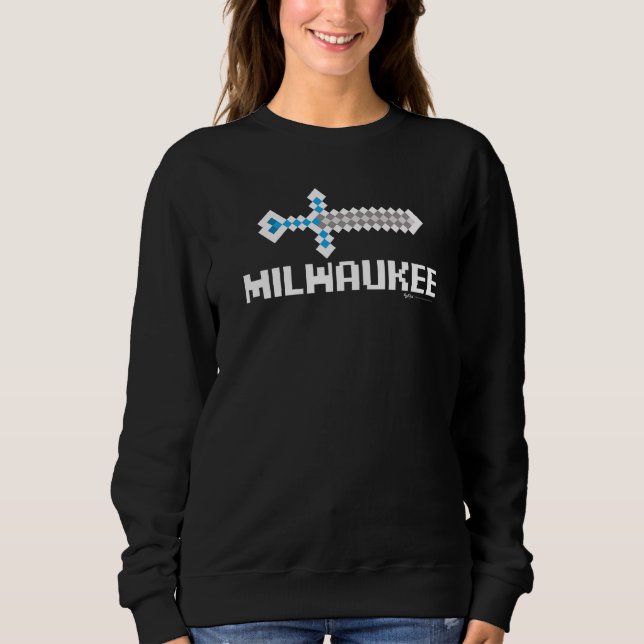 Milwaukee 8 Bit Gamer City 1 Sweatshirt (Vorderseite)