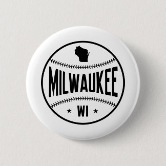 Milwaukee Baseball Button