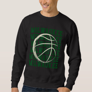 Milwaukee Basketball Wisconsin Basketball Wi B-Bal Sweatshirt