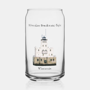 Milwaukee Breakwater Light kann Glas