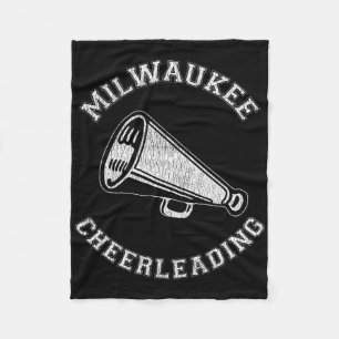 Milwaukee Cheer abgenutzt Retro 90er Cheerleader Fleecedecke