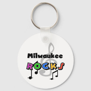 Milwaukee-Felsen Schlüsselanhänger