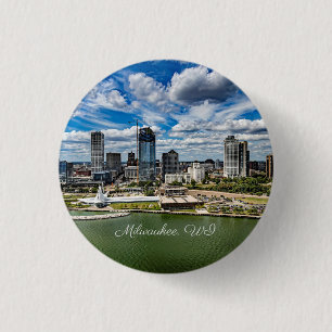 Milwaukee, Foto von Wisconsin City, Button