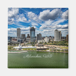Milwaukee, Foto von Wisconsin City, Magnet