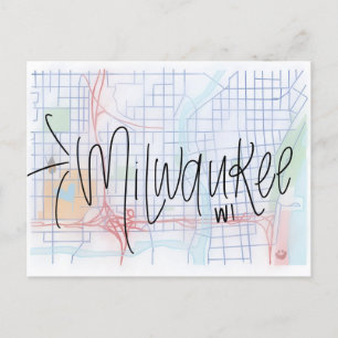 Milwaukee Grußkarte Postkarte