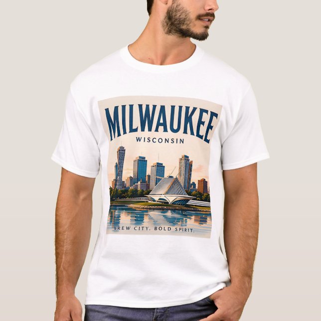 Milwaukee Lakefront-Erbe T-Shirt (Vorderseite)