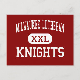 Milwaukee Lutheran - Ritter - Hoch - Milwaukee Postkarte