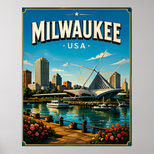 Milwaukee Museum Lakefront Poster