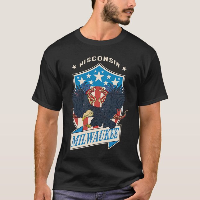 Milwaukee National Wisconsin Day T-Shirt (Vorderseite)
