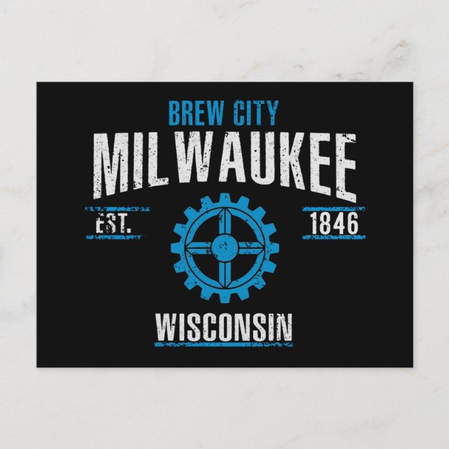 Milwaukee Postkarte (Vorderseite)
