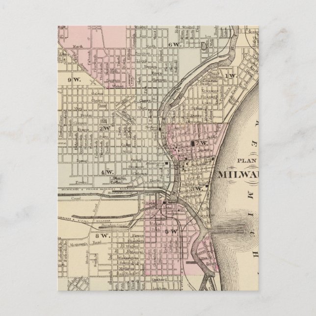 Milwaukee Postkarte (Vorderseite)
