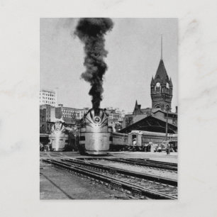 Milwaukee Railroad Milwaukee Bahnhof Postkarte