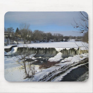 Milwaukee River, West Bend, Wisconsin Mousepad