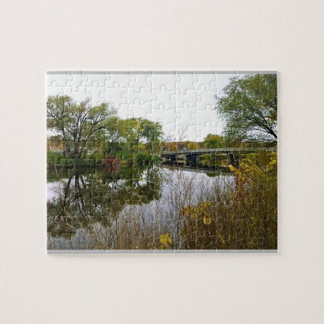 Milwaukee River, West Bend, Wisconsin Puzzle (Horizontal)