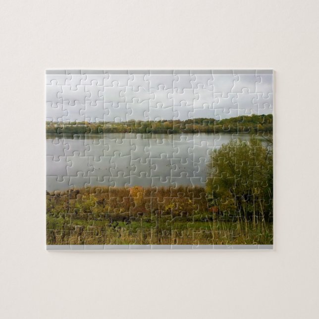 Milwaukee River, West Bend, Wisconsin Puzzle (Horizontal)