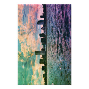 Milwaukee Skyline Fotodruck