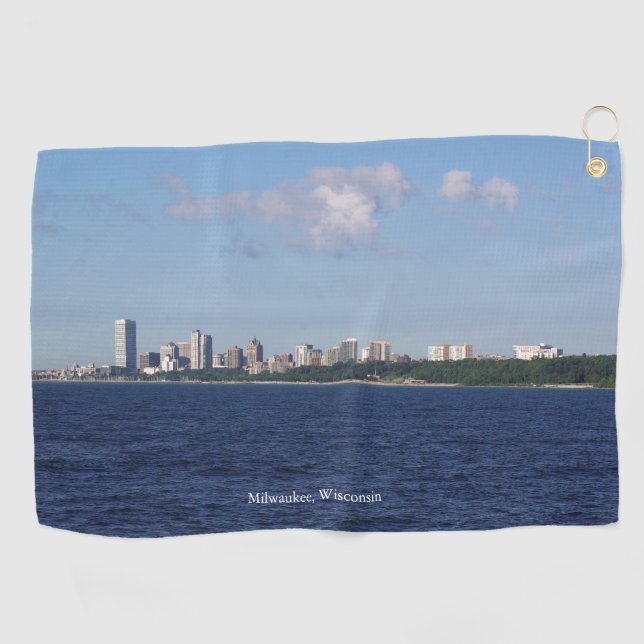 Milwaukee Skyline Golf Handtuch (Horizontal)